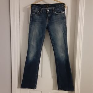 Seven Jean's Medium Wash Slight Bootcut Jeans